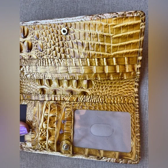 NWT Brahmin Ady in GOLDEN ROD Ombre Melbourne Wallet